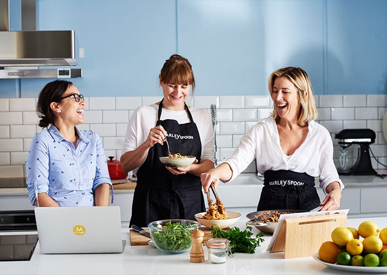 Chefs in kitchen