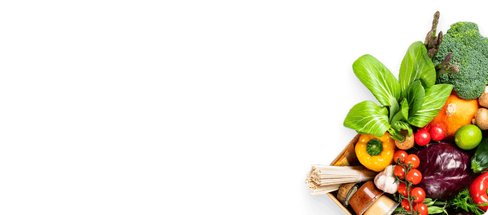 A box containing cooking ingredients