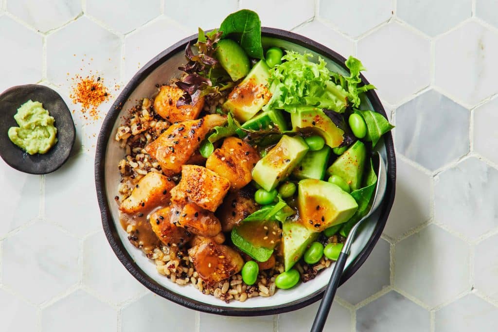 Menopause Support: 15-Min Fish Poke Bowl