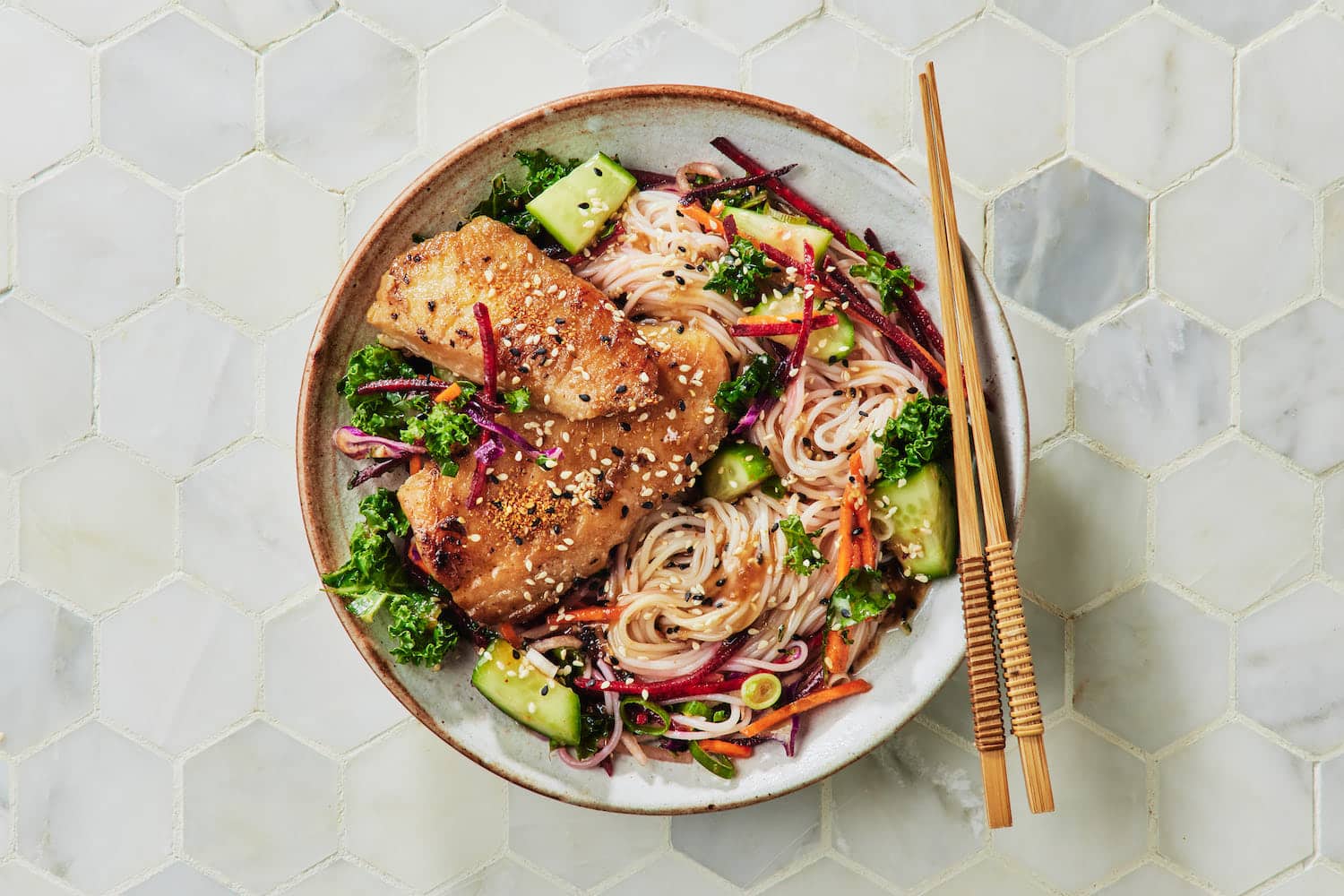 Marley Spoon Australia 15-Min Asian Fish Noodle Salad