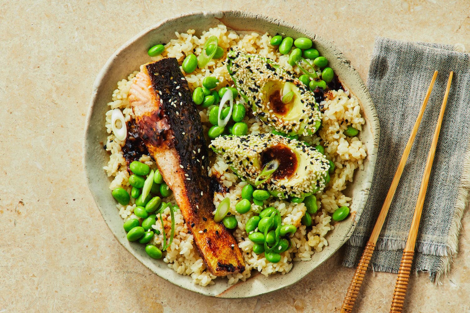 Marley Spoon Australia Seared Salmon and Miso Butter Rice