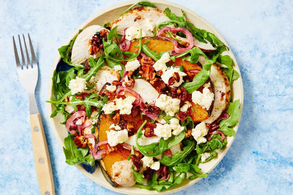 low_carb_chicken_pecan_and_feta_salad_