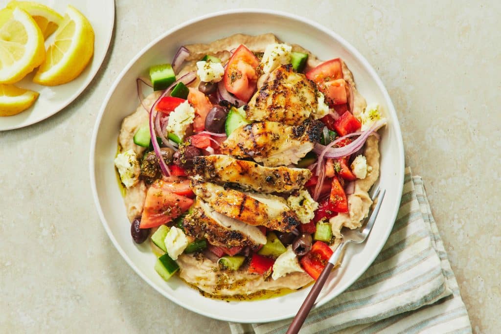 Menopause Support: Chicken Greek Salad